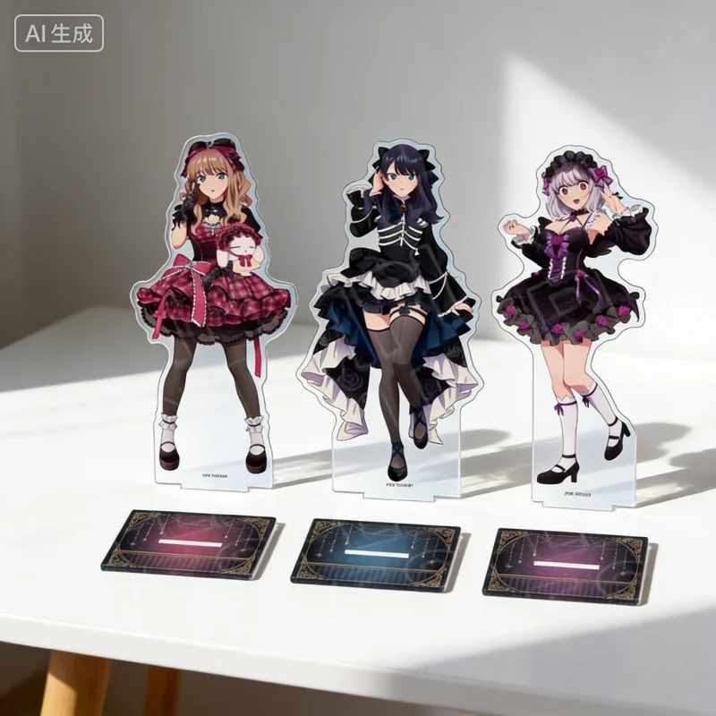 Standee anime Gridman Universe Witch Version mô hình Mica Acrylic trang trí bàn học quà tặng nhân vậ