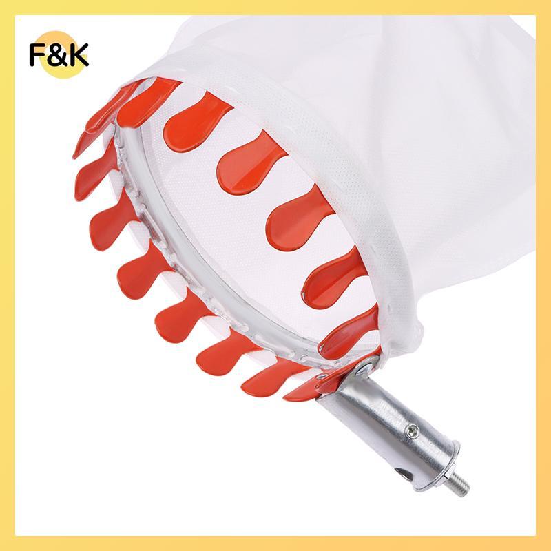 F & K 1Pc Fruit Pier Fruit Piing Tool có túi lưu trữ Thép không gỉ Fruit Pier Tool Tree Fruit Catche