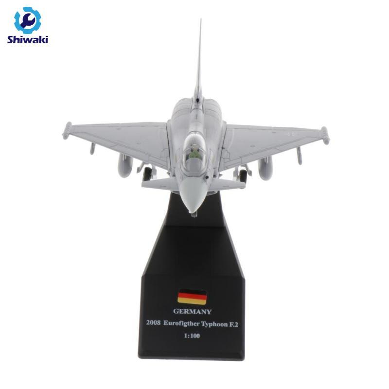 Bộ sưu tập mô hình máy bay tỷ lệ 1: 100 Máy bay chiến đấu EF2000 Đồ chơi máy bay thu nhỏ