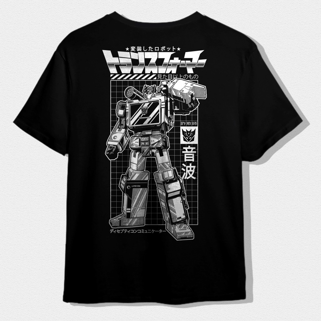 Quần áo dạo phố cao cấp Nhật Bản - Áo thun Transformers - Soundwave