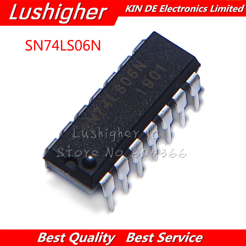 10 CÁI SN74LS06N DIP14 SN74LS06 DIP 74LS06N 74LS06 Mới Chính Hãng