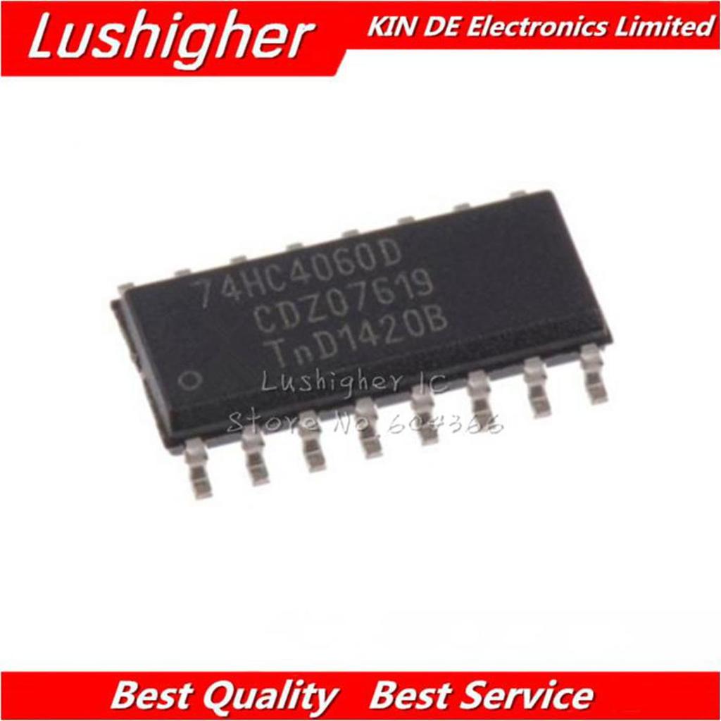 20 CHIẾC 74HC4060D SOP 74HC4060 SOP14 SN74HC4060DR SMD IC Mới Chính Hãng