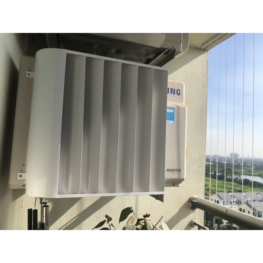 [NSX] Louver tản gió - Chuyển hướng gió cục nóng điều hoà thép sơn tĩnh điện, đủ kích thước kèm vít