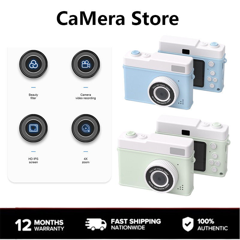 CaMera Store DV04 Trẻ Em Chụp Ảnh Kỹ Thuật Số Khuôn Viên Học Sinh Selfie Camera Vintage CCD Ultra HD
