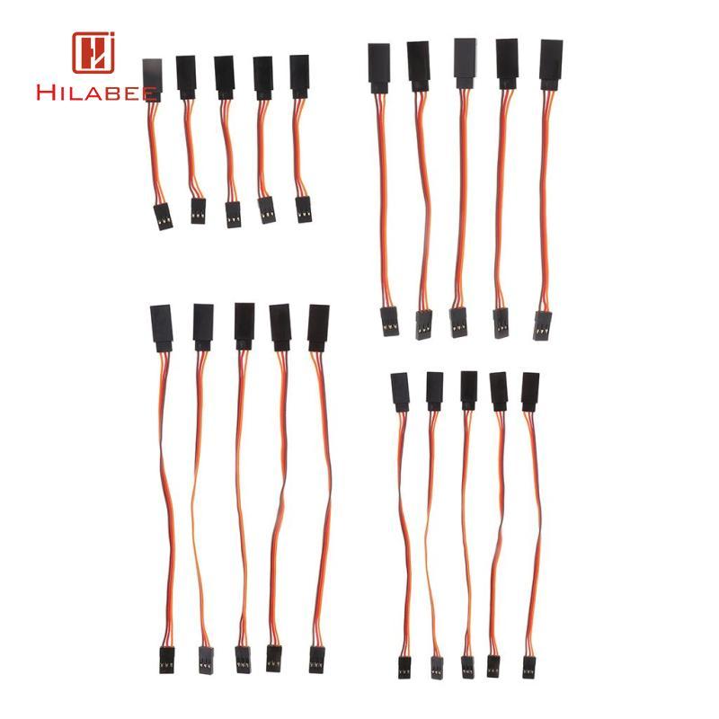 [UsusexaMY] 5 Cáp Servo Nối Dài Cáp Dẫn Cho RC Plane 50 / 100 / 150 / 300mm