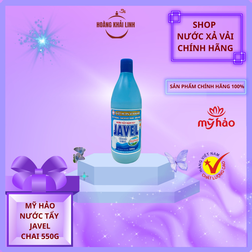Nước Tẩy Mỹ Hảo JAVEL  Chai 550ml