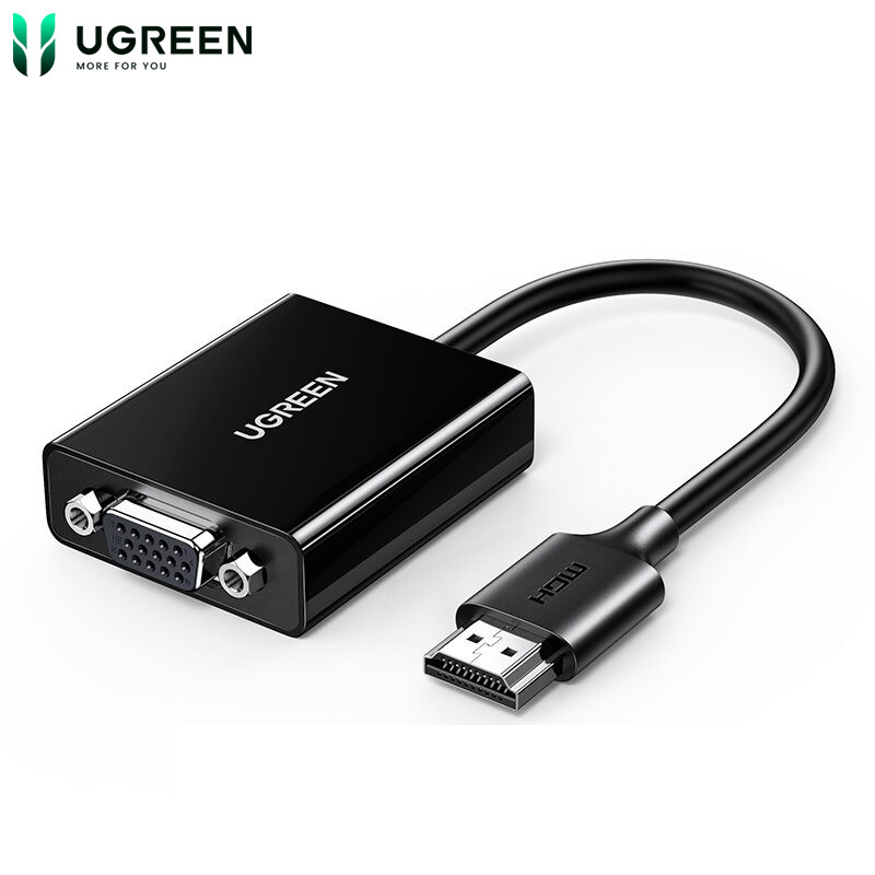 Cáp chuyển HDMI to VGA Ugreen MM105 Hỗ Trợ FullHD 1080p@60Hz
