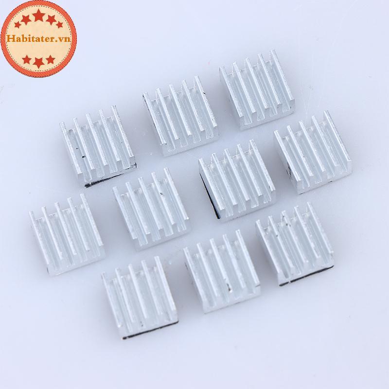 TATER 10 Chiếc A4988 Trình Điều Khiển Bước Tản Nhiệt Nhôm Tản Nhiệt Làm Mát Tản Nhiệt 3D Bộ Phận Máy