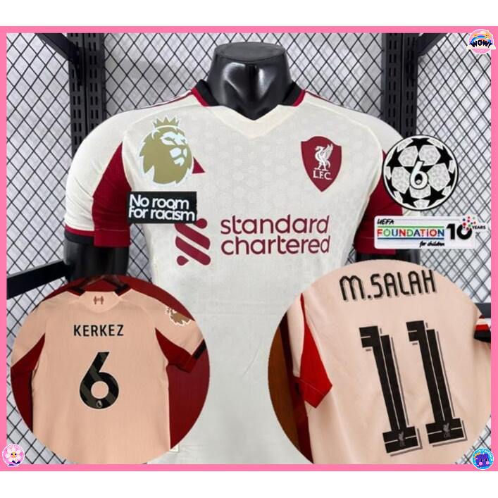 Áo thun phiên bản cầu thủ sân khách Liverpool Jersey 25-26