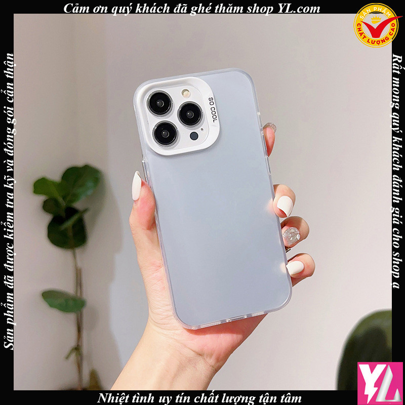 Ốp Lưng IMD Socool Iphone 14, IP 14+, IP 14 Pro, IP 14 Pro Max ... VIỀN DẺO LƯNG CỨNG tráng bạc Hạn 