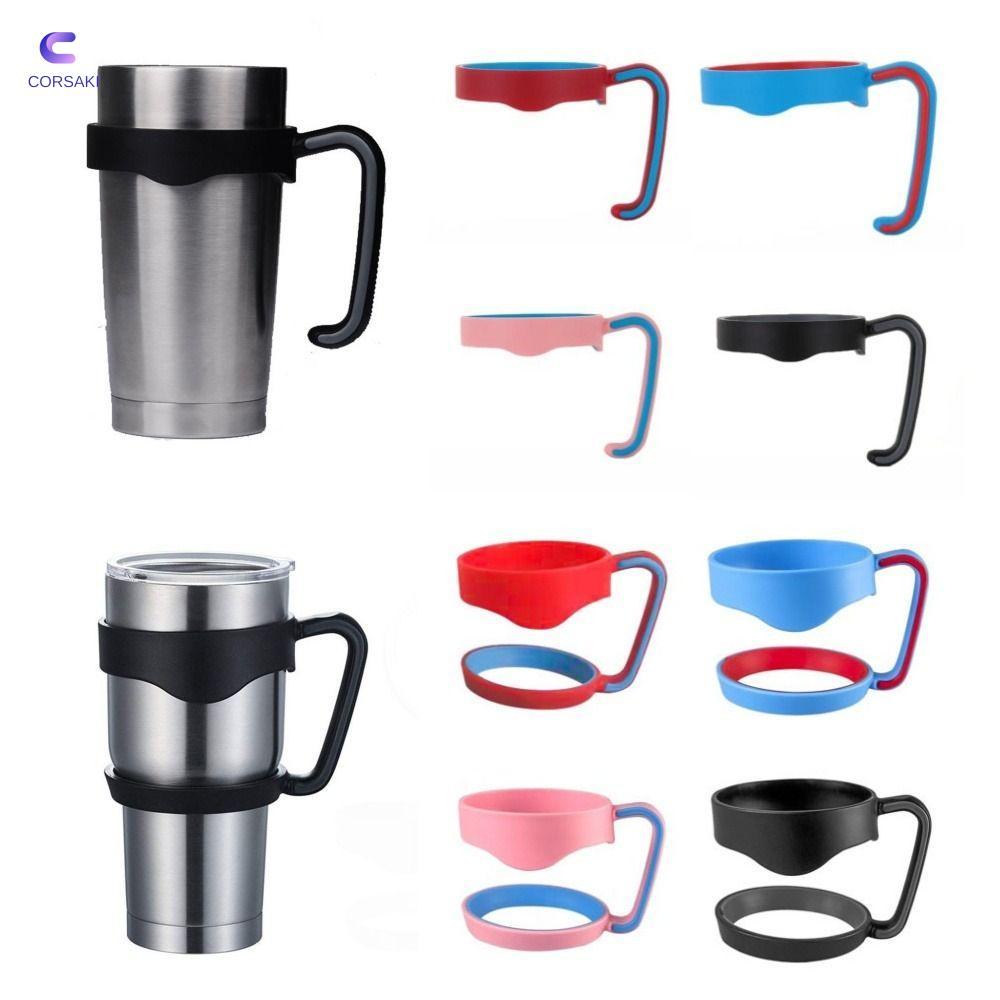 CORSAKI 1 Tay Cầm Cốc Cốc Cốc, Phụ Kiện Chai Cốc Đế Chai Nước, 4 Màu Drinkware Di Động Cốc Uống Giá 
