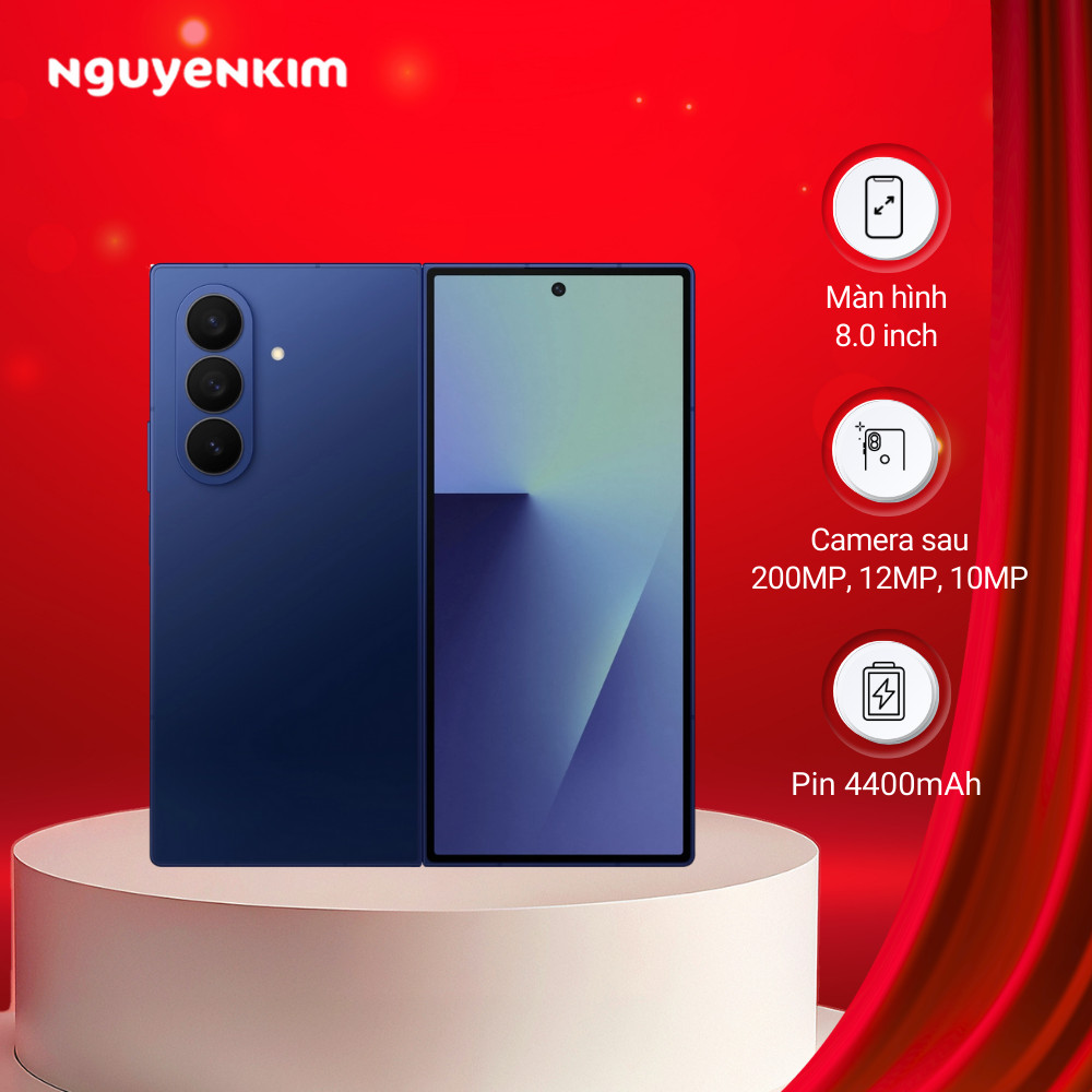 Điện thoại Samsung Galaxy Z Fold 7 256GB Xanh Navy (SM-F966B/DS)