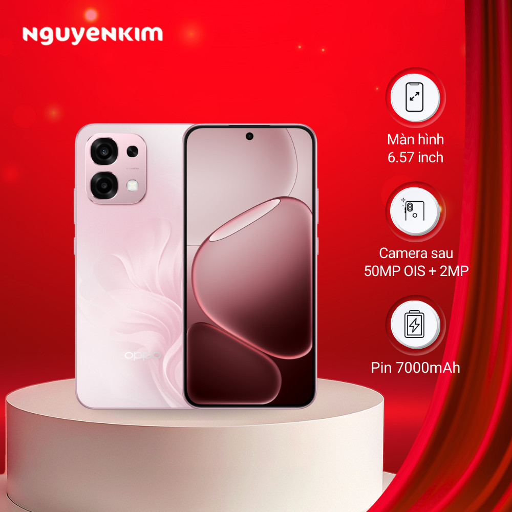 [Mới 2025] Điện thoại Oppo A6 Pro 8GB/256GB Hồng (CPH2799)