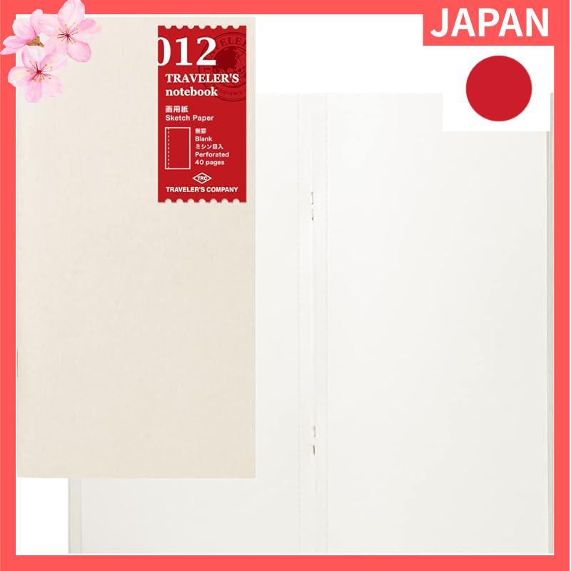 Traveler's Notebook Refill Drawing Paper Regular Size 14444006【Direct from Japan】
