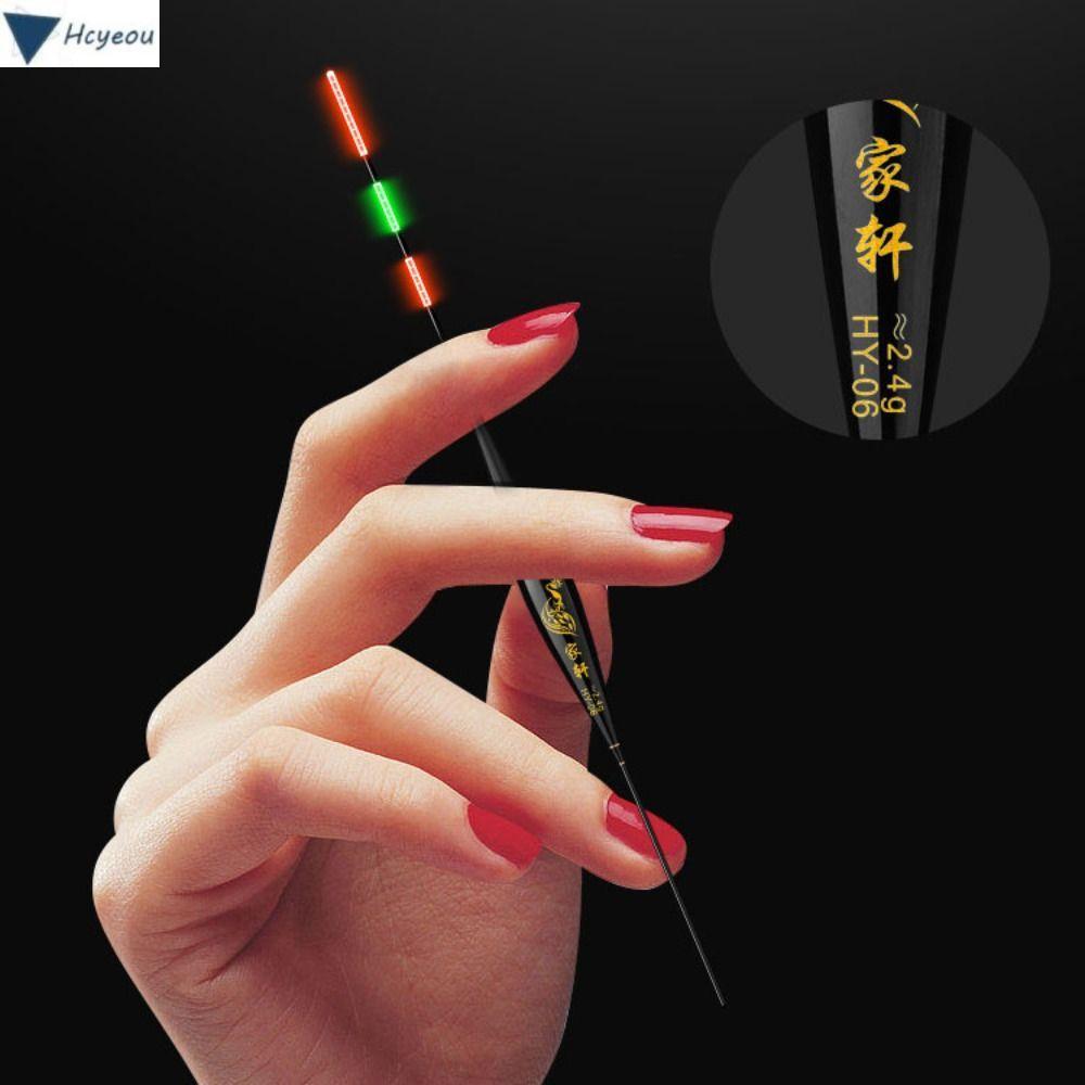 HCYEOU Phao Câu Cá Điện Tử, 2 Đèn Báo Phao, Phao Phao Phao Phao Phao Phao Phao Trượt Đuôi Dài Bobber