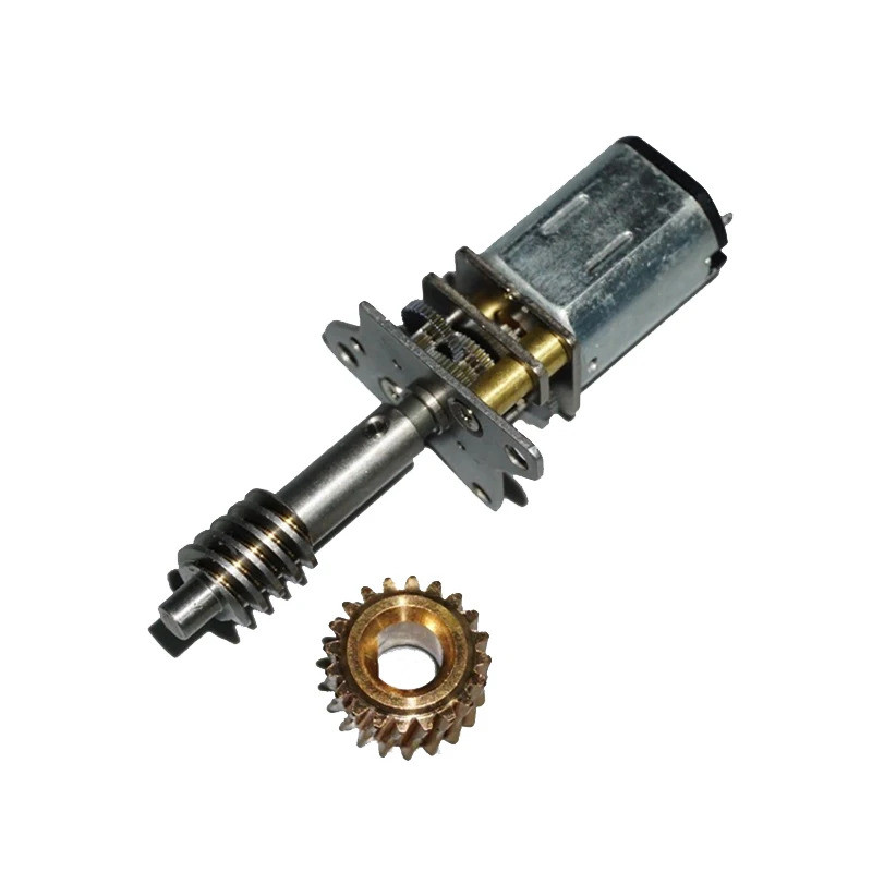 3v 6v DC N20 Mini Micro Kim Loại Gear Motor 3mm Trục Worm Gear Giảm Động Cơ Mô Hình Máy Bay Gấp Hạ C