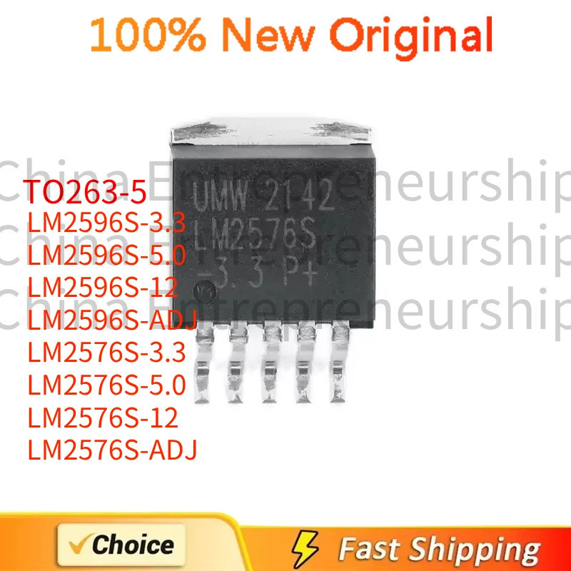 5 Chiếc LM2596S-3.3 LM2596S-5.0 LM2596S-12 LM2596S-ADJ LM2576S-3.3 LM2576S-5.0 LM2576S-12 LM2576S-AD
