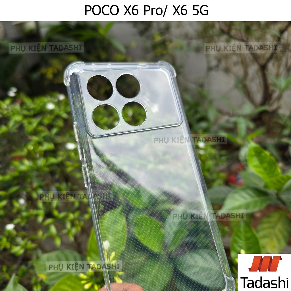 Ốp Lưng Chống Sốc POCO X6 Pro 5G, Poco X6 5G, POCO M6 Pro 4G, Poco X5 Pro/ X5 5G Dẻo Trong Suốt Bảo 