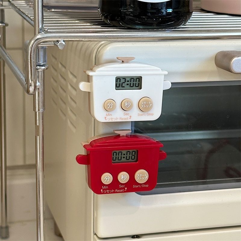 Hot Sale#ins Kitchen Time Manager Multi-Function Timer Cute Small Rice Cooker Household Cooking Time