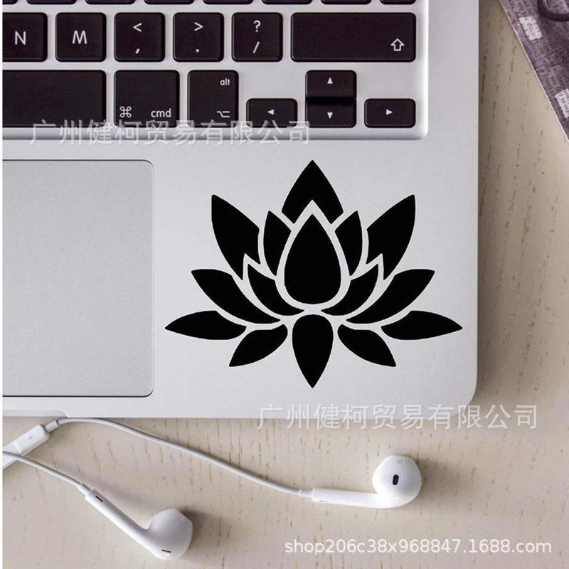 Lotus Sticker Trang Trí Laptop Decal Hualien Cánh Hoa Họa Tiết Thân Xe Cửa Sổ Kính Phía Sau Miếng Dá