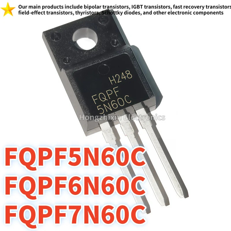5 Chiếc FQPF5N60C 5N60C FQPF6N60C 6N60C FQPF7N60C 7N60C TO-220F Hiệu Ứng Trường Transistor