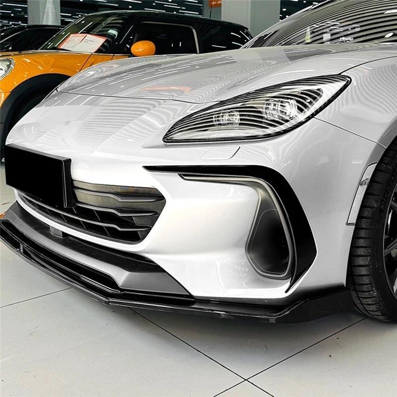 AM-Car Cản Trước Spoiler Splitter Bao Sương Mù Ánh Sáng Viền Canard Cho Subaru BRZ 2021-2024 Đen Bón