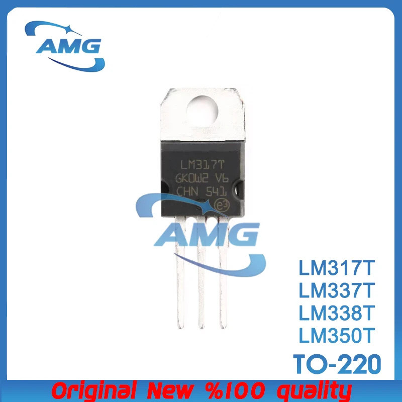 5 chiếc LM317T LM337T LM337, LM338T, LM338, LM350T, LM350 TO-220 Bộ chuyển đổi hiệu ứng trường