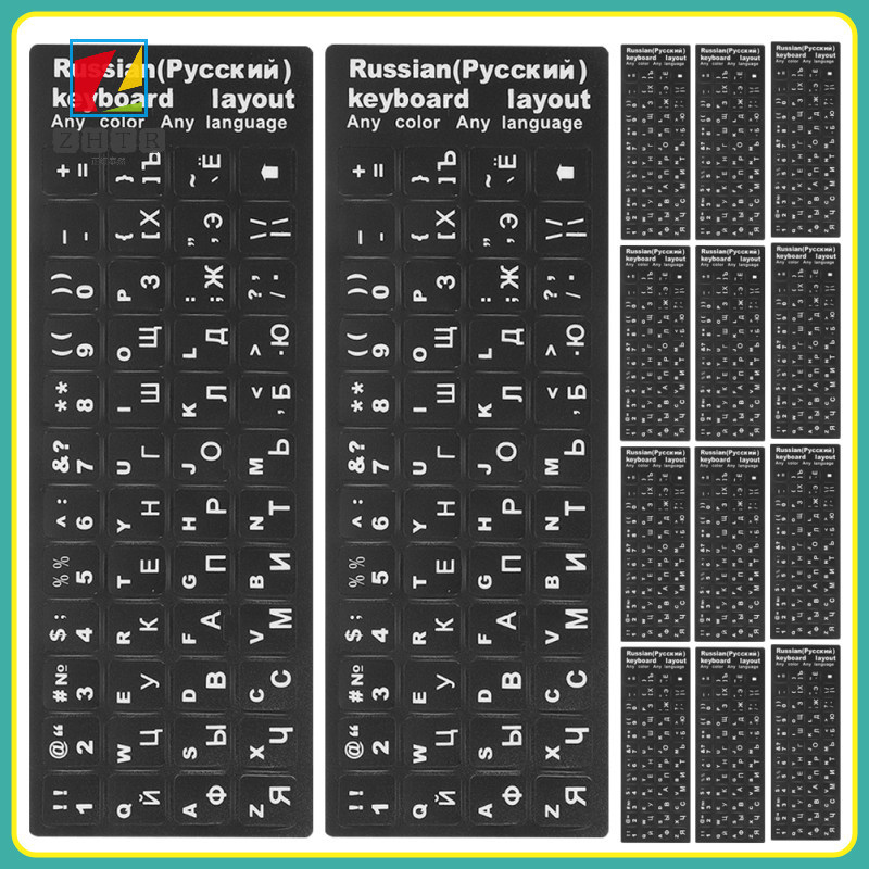 20 Tờ Dán Bàn Phím Bảng Chữ Cái Chữ Cái Chữ Cái Cho Laptop Notebook Chữ Cái Máy Tính zhengins