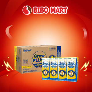 Thùng 48 Hộp Sữa Non Pha Sẵn GrowPLUS+ Vàng Hộp 110/180ml Cho Bé Trên 2 Tuổi - Bibomart