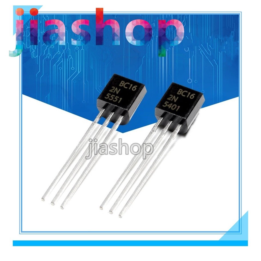 200 chiếc = 100 đôi 2N5551 2N5401 5551 5401 TO-92 (100 CÁI * 2N5401 + 100 CÁI * 2N5551) Transistor l