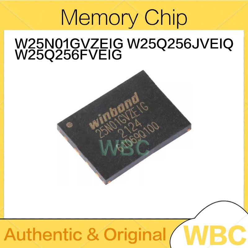 1 Cái W25N01GVZEIG 25N01GVZEIG W25Q256FVEIG 25Q256FVEG W25Q256JVEIQ 25Q256JVEQ WSON-8 SON8 chip nhớ