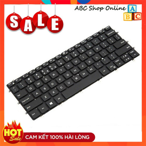 Bàn Phím Laptop Dell Xps 13-9370 9317 9380 9305 7390 P82G - Keyboard Laptop Mới Có Led + Chuẩn US