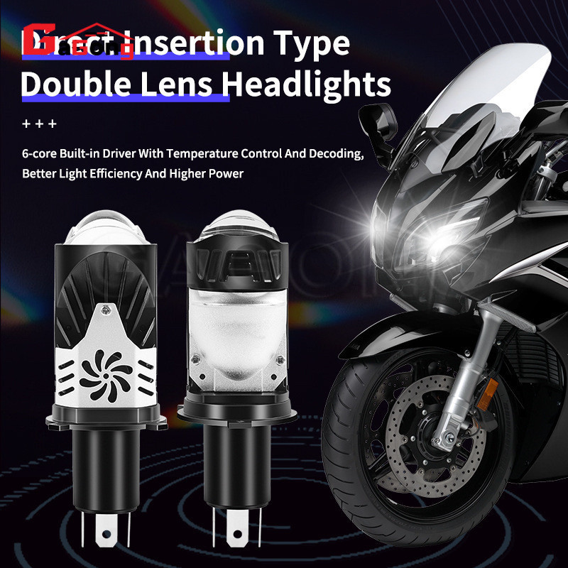 Bóng pha Led ô tô, xe máy V50 CẢI TIỄN V22 ULTRA Siêu sáng, chân H4 Công suất 65W 1pcs GAGONG