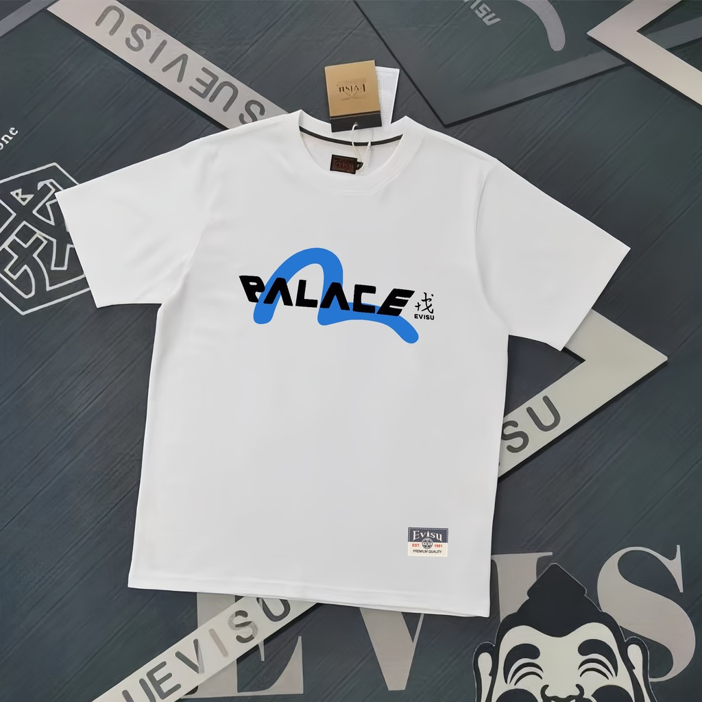 Evisu Áo Thun Ngắn Tay Nam Nữ Cặp Đôi - Phong Cách Mới PIHB