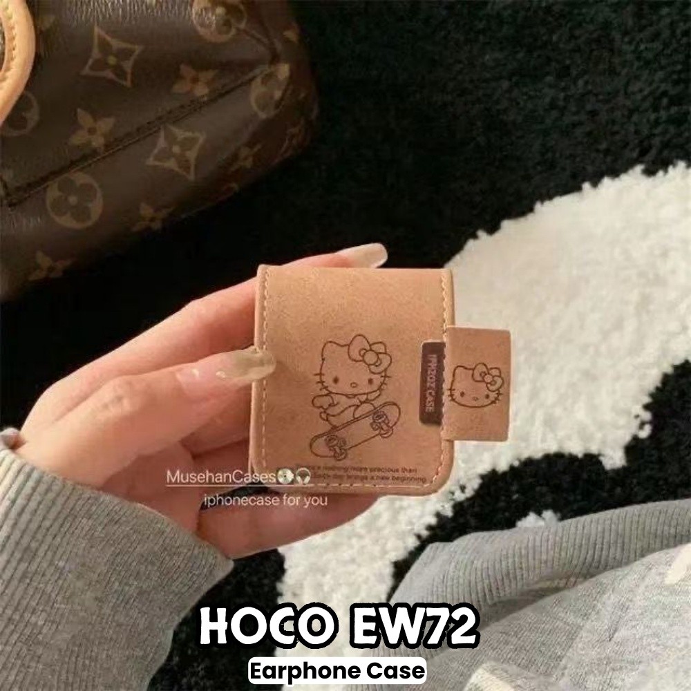 [Tùy chỉnh] Dành cho vỏ HOCO EW72 Vỏ bọc tai nghe dệt may hoạt hình dễ thương