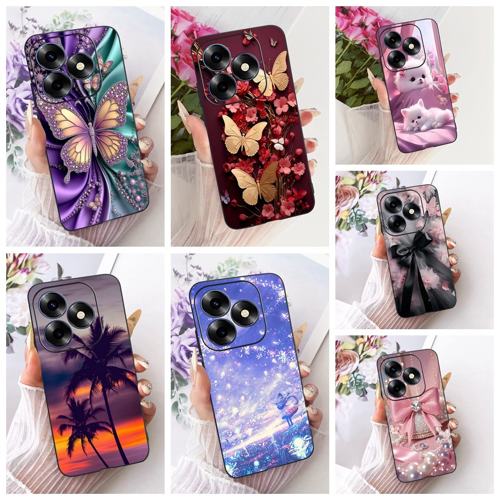 Ốp Điện Thoại ITEL S23 Plus Vỏ S681LN Silicon Mèo Dễ Thương Thời Trang Ngộ nghĩnh Vỏ Sơn Mát ITEL S2