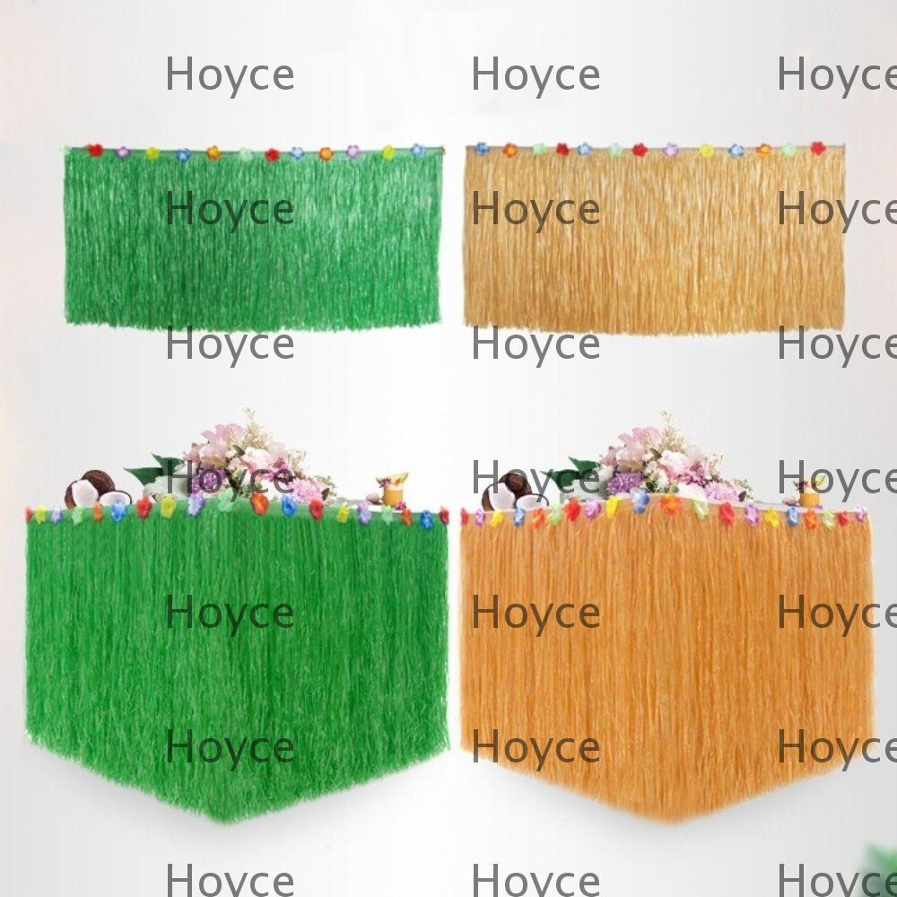 Váy bàn cỏ HOYCE, Váy bàn rơm theo chủ đề Hawaii màu rơm, Trang trí tiệc Tiệc Hawaii DIY Hawaii Khăn