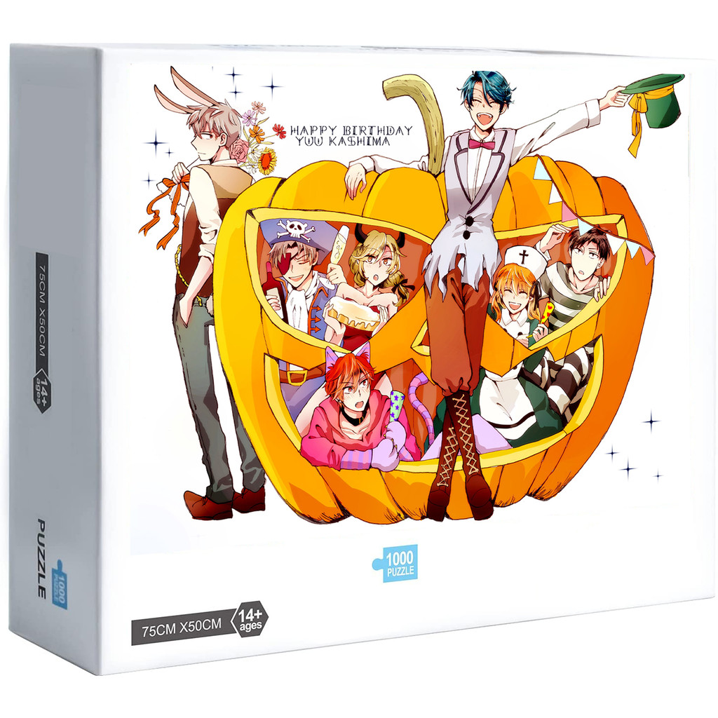 Gekkan Shoujo Nozaki-kun Happy Kashima Poster Phong Cách Mới Ghép Hình Bằng Gỗ Thích Hợp Cho Chơi Ga