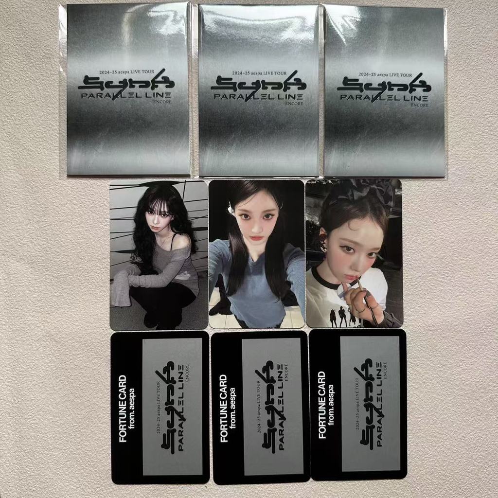 Thẻ ngẫu nhiên tuần lễ Aespa Aespa Seoul Thẻ cào tuần lễ Aespa