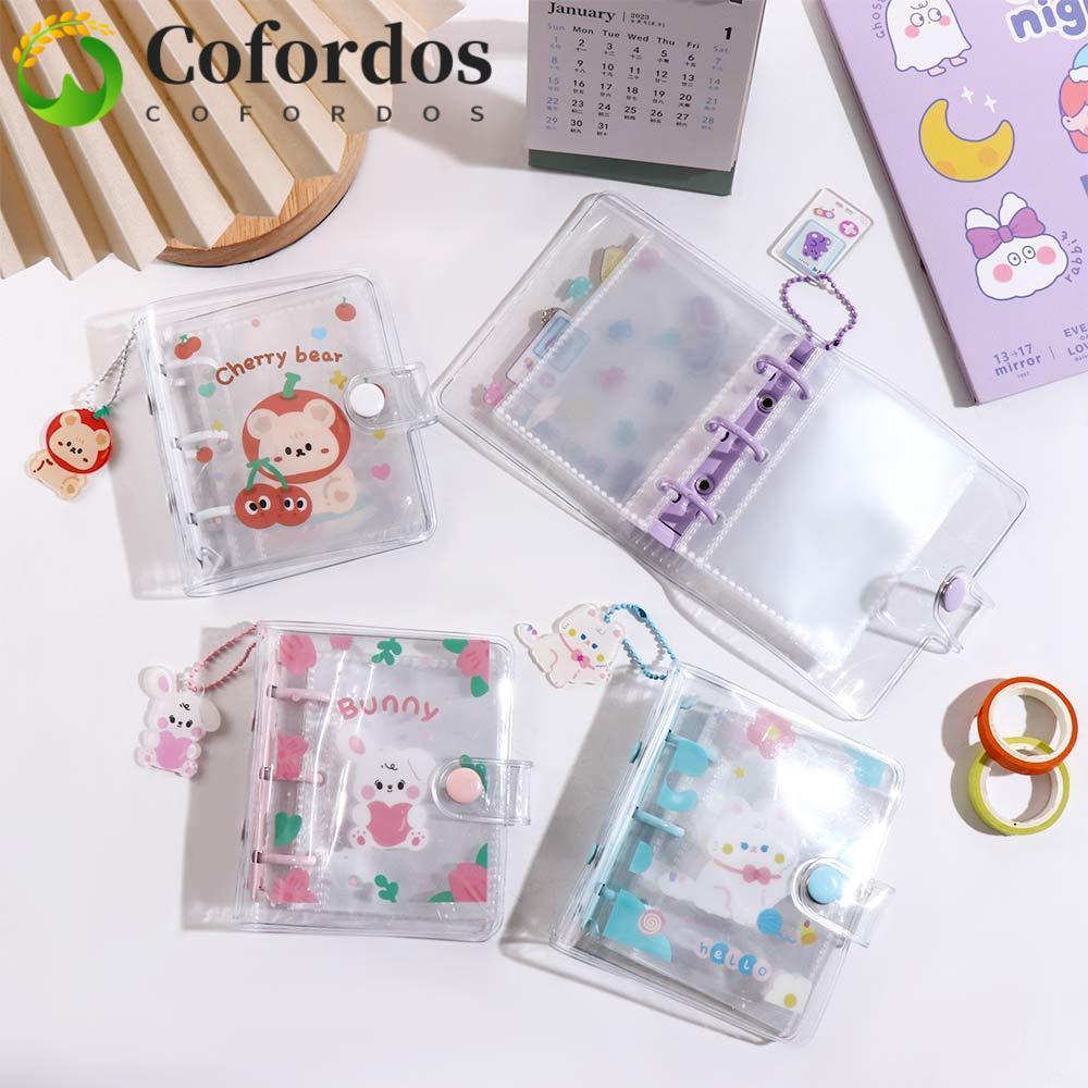 COFORDOS Chất kết dính Sổ tay Học sinh Văn phòng phẩm 3 lỗ Tạp chí Mini Planner Binder Ring Notebook