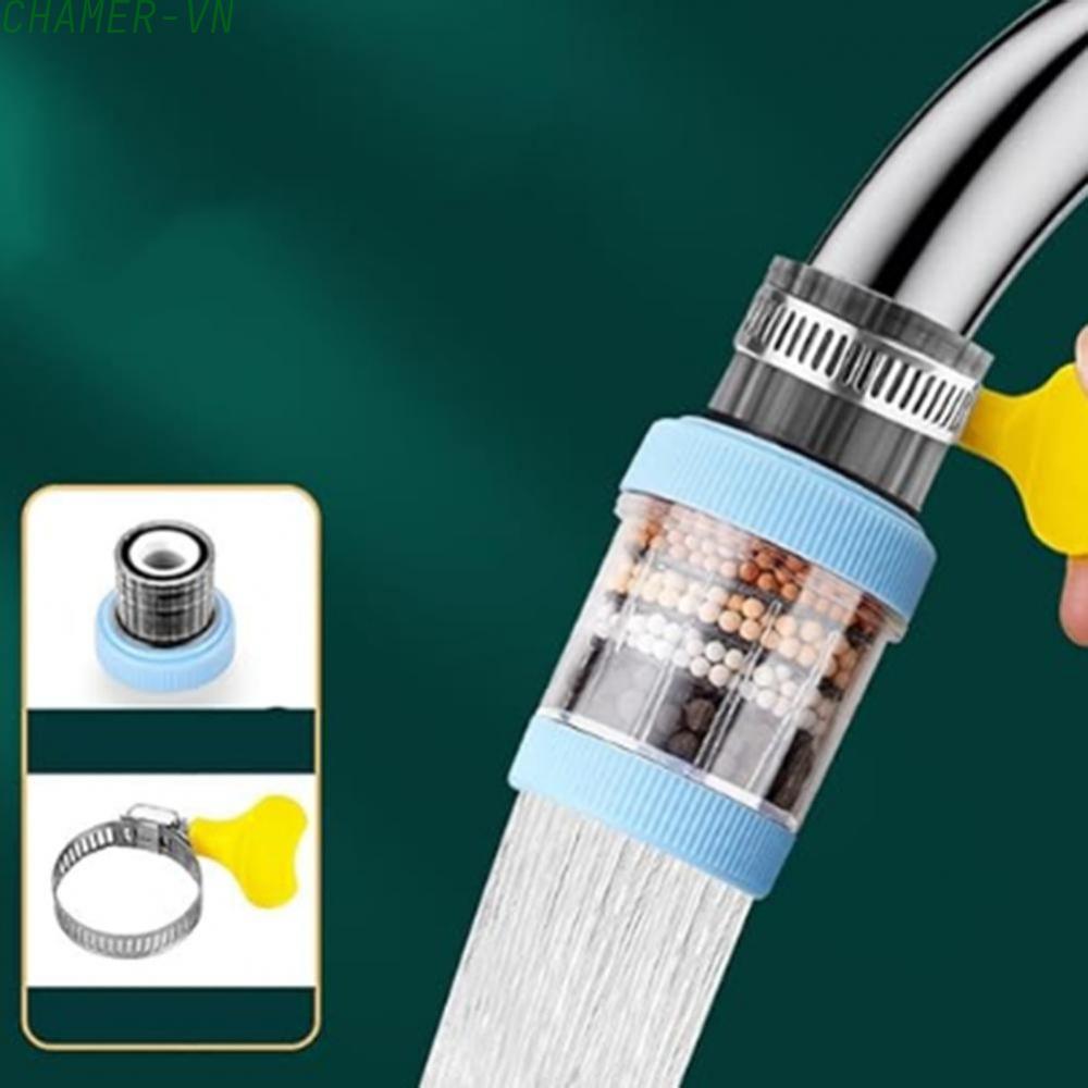 【CHAMER】Rotatable Water-Saving Faucet Sprayer: worldwide Splash-Proof Kitchen Filter【HomeLiving】
