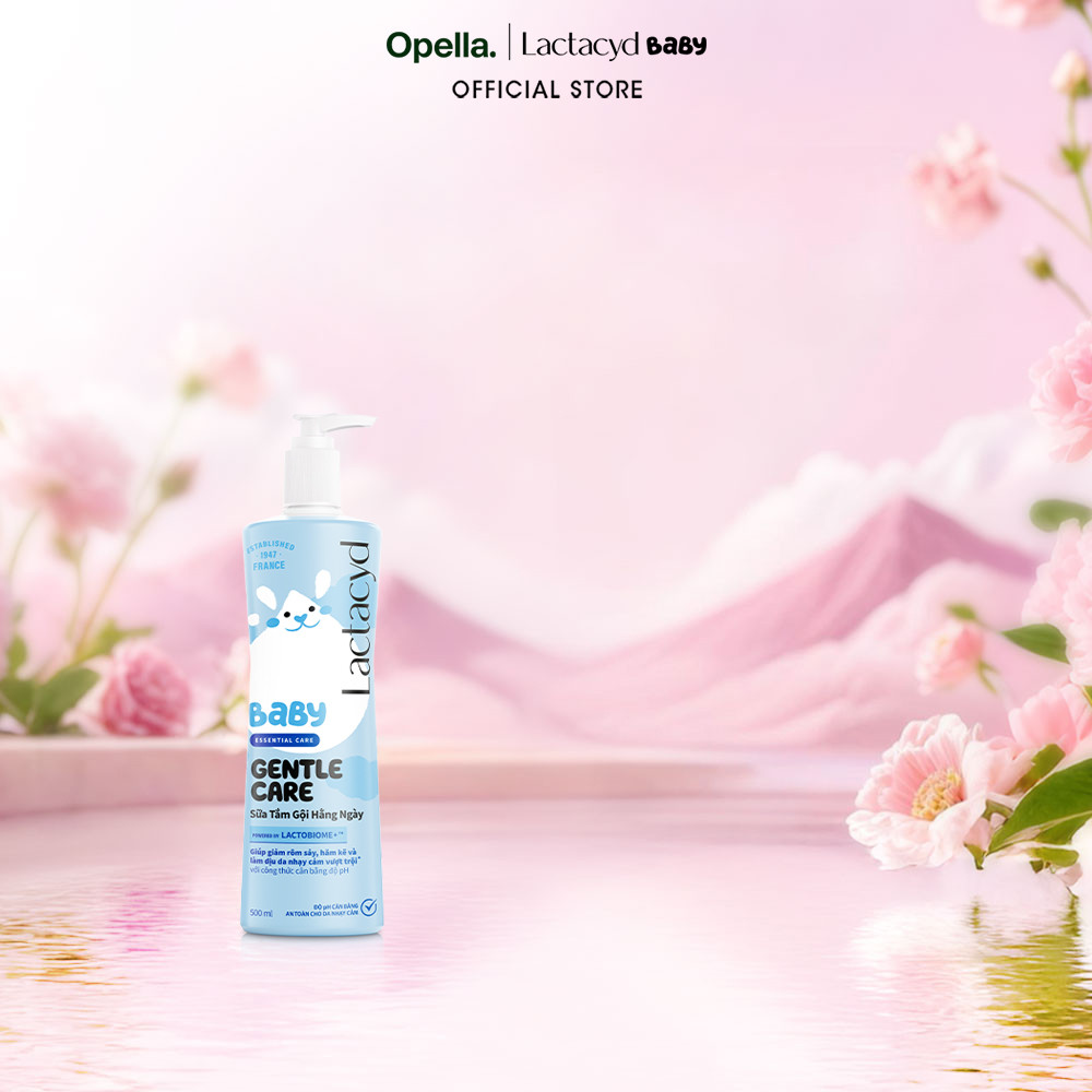 Sữa Tắm Gội Trẻ Em Lactacyd Baby Gentle Care Bảo Vệ Dịu Nhẹ Cho Làn Da Nhạy Cảm 500ml
