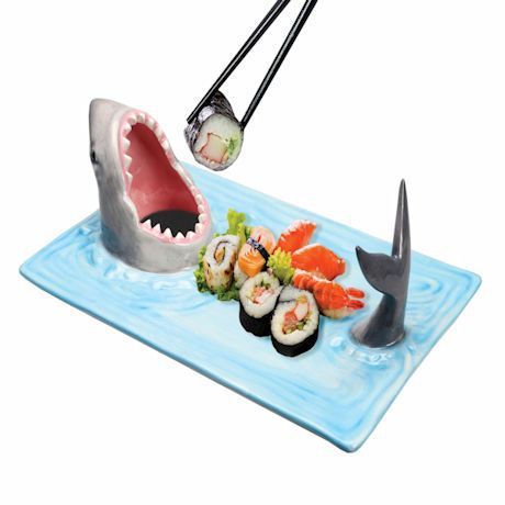 Phong Cách Nhật Bản Influencer Bên Biển Cá Mập Đĩa Bánh Bao Bàn Ăn Trang Trí Nhà Bếp Đĩa Sushi