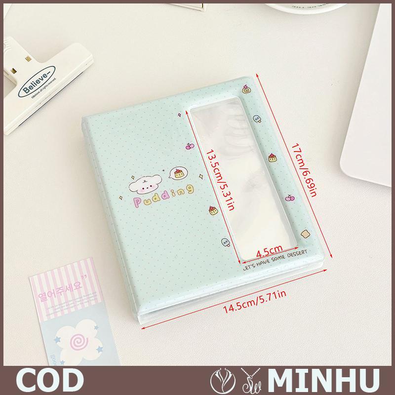 Phim hoạt hình Photo Booth Album 40pcs 2x6 Strips 20pcs 4x6 4R ảnh lưu trữ cuốn sách