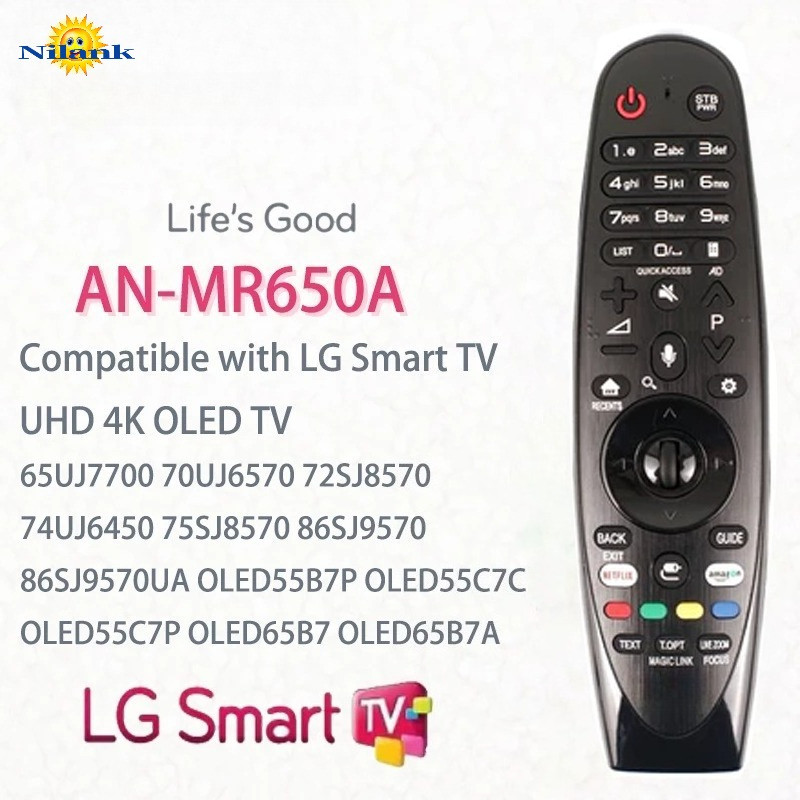 Nilank Giọng nói Chuột Remote Điều Khiển magic LG Smart tivi  mr650a MR600