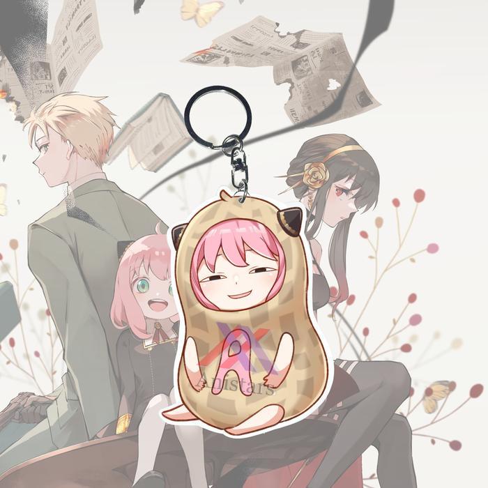 Gantungan Kunci Anime SpyXFamily Anya Forger - Ganci Anime - Key chain - Anya Forger 08