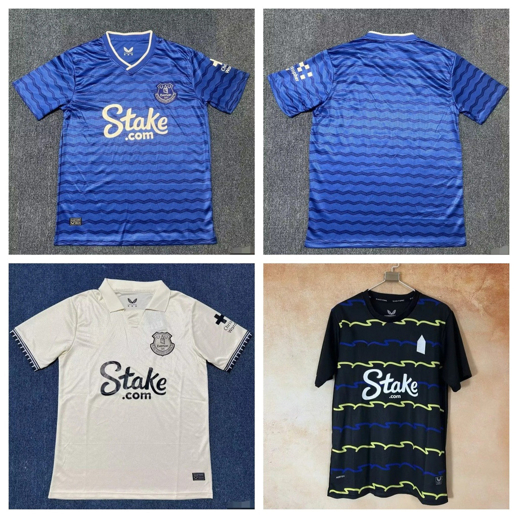 S-XXXXL 25-26 Áo bóng đá sân khách thứ ba mới của Everton S-4XL