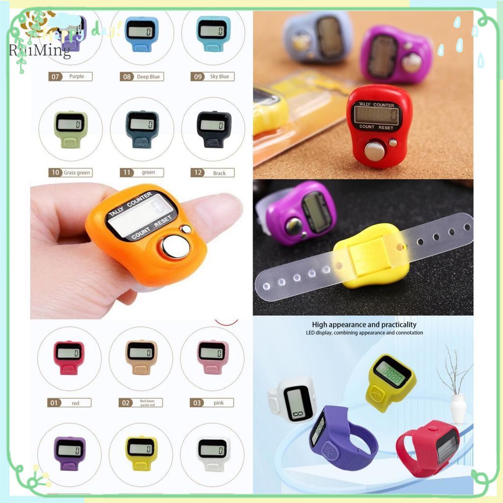 【COD】 Đồng hồ đếm LED ngoài trời 19 loại, vòng giảm áp, màn hình độ nét cao, hiển thị số rõ nét, đếm đến 99999 【Lmlife】