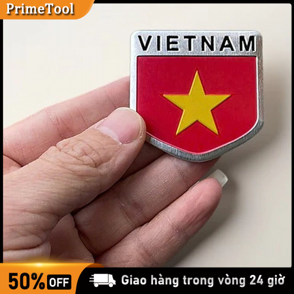 Tem nhôm cờ Việt Nam dán ngoài trời bám dính tốt Tem nhôm cờ Việt Nam，Sử dụng băng dính 3M chắc chắn