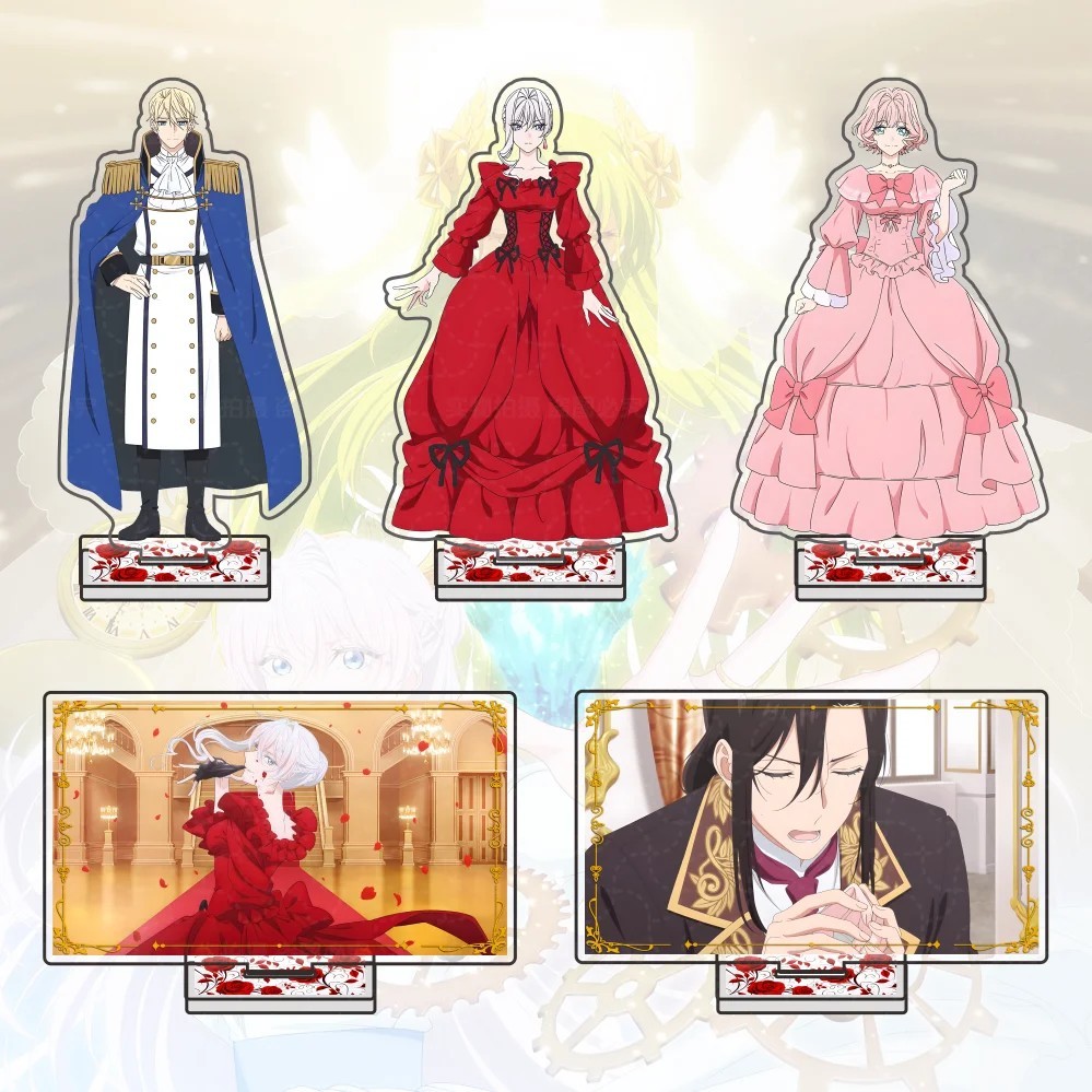 Standee Anime May I Ask for One Final Thing Mô hình Móc khóa Acrylic Scarlet El Vandimion decor tran